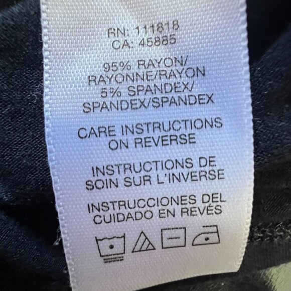 Michael | Michael Kors | Black Rayon / Spandex | Beaded | Tank Top | Size M - Picture 8 of 8